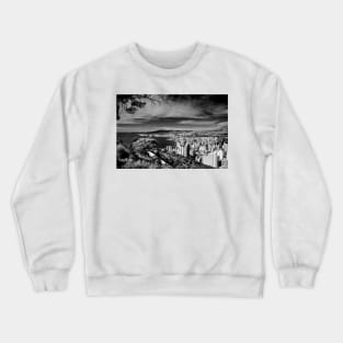 Benidorm Skyline Cityscape Costa Blanca Spain Crewneck Sweatshirt